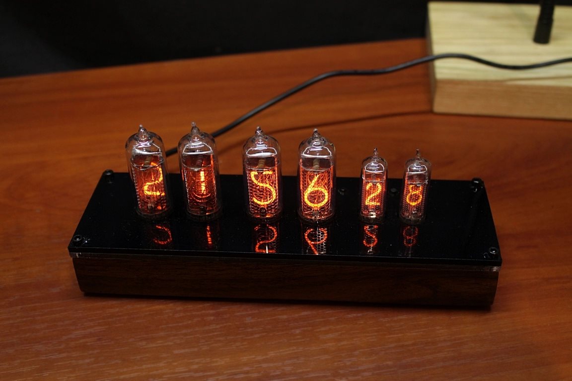 Nixie clock IN-14 and IN-16 tube