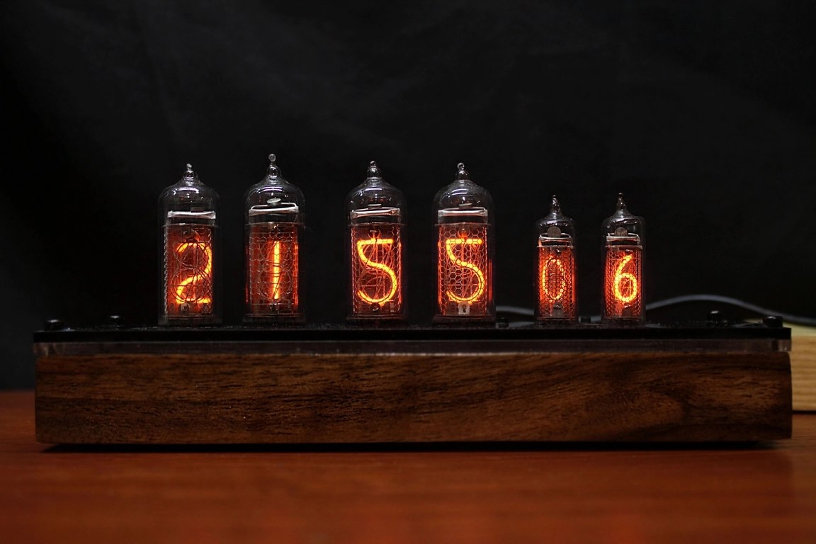 Nixie clock IN-14 and IN-16 tube