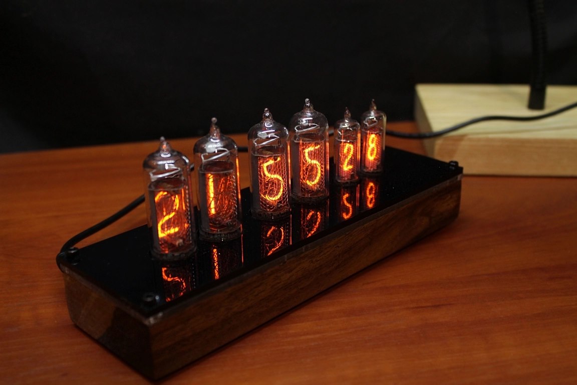 Nixie clock IN-14 and IN-16 tube