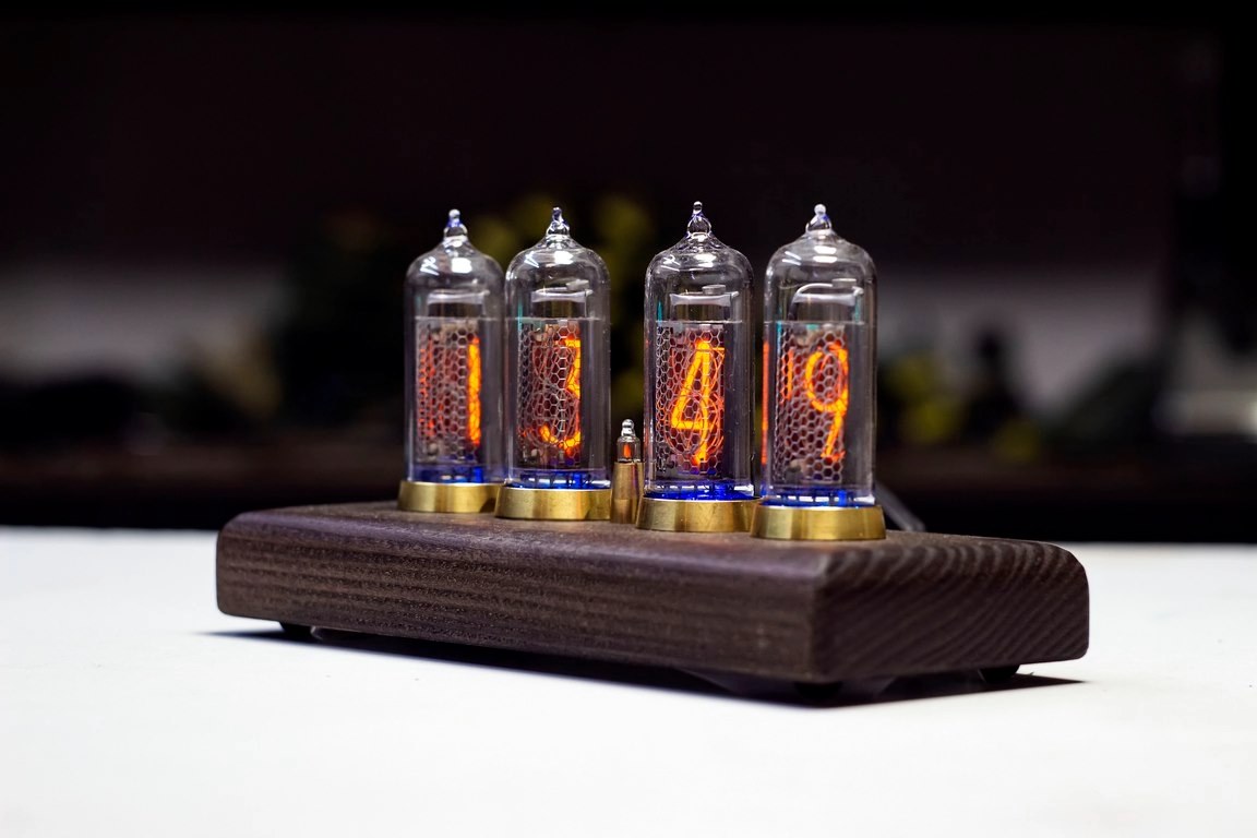 Nixie clock in-14, in14 tube