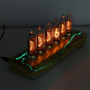 Nixie clock in-14, in14 tube luminophore