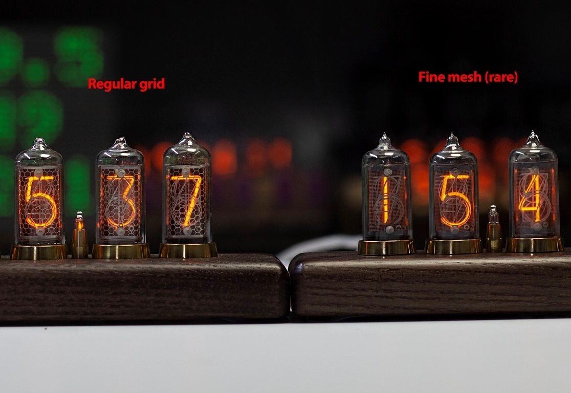 Nixie clock IN8-2 Tube, wood base